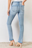 Kancan Full Size Mid Rise Y2K Slit Bootcut Jeans - Rosa Apparel