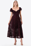 LA SCALA Butterfly Sleeve Sequin Lace Evening Dress 26091