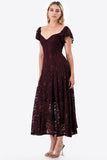 LA SCALA Butterfly Sleeve Sequin Lace Evening Dress 26091