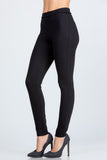 LA SCALA High Waist Stretch Ponte Skinny Pants 2865