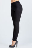 LA SCALA High Waist Stretch Ponte Skinny Pants 2865