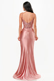 LA SCALA Sequin Lace Satin Twist Evening Gown 26011