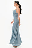 LA SCALA Sparkling Jacquard Cowl Neck Evening Dress 26004
