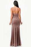 LA SCALA Sparkling Jacquard Cowl Neck Evening Dress 26004