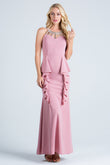 LA Scala Embellished Off-the-Shoulder Lace Mermaid Gown 25859