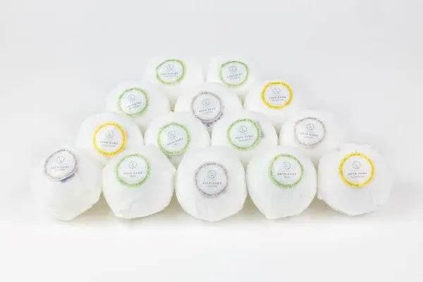 Lizush 14 Handmade all Bath Bombs 100% Natural Gift Basket with Essential Oils - Rosa Apparel
