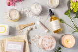 Lizush Lavender Bath and Body set, Natural Skincare Appreciation Gift Box - Rosa Apparel