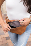 Luxe Convertible Sling Belt Bum Bag - Rosa Apparel