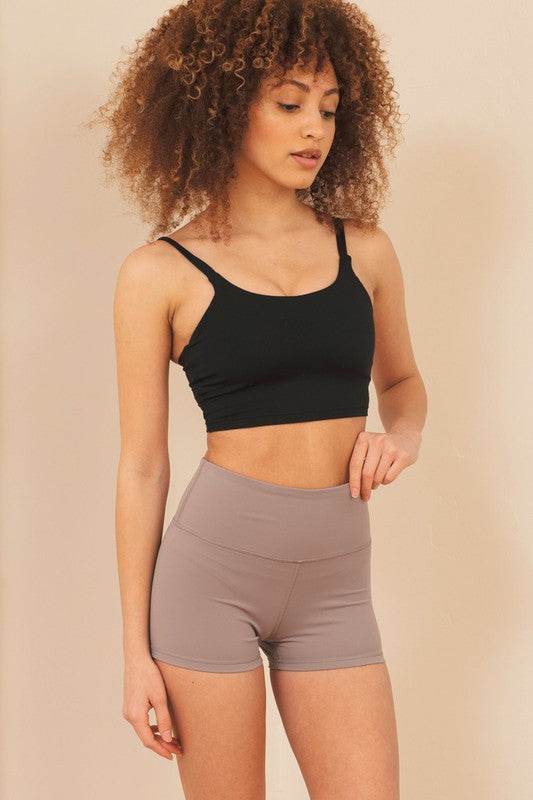 Naomi Women's Brushed Nylon Training Regular Fit Shorts - Rosa Apparel