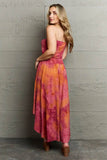 Ninexis In The Mix Sleeveless High Low Tie Dye Dress - Rosa Apparel