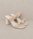 Oasis Society Raquel - Strappy Knot Heel - Rosa Apparel
