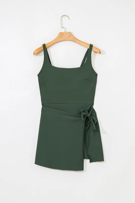 sage green floral dress for wedding Let's Get Going Sage Green Floral Dress – Shop the Mint main image 1
