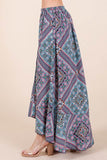 Orange Farm Tribal Print Skirt Set - Rosa Apparel