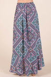 Orange Farm Tribal Print Skirt Set - Rosa Apparel