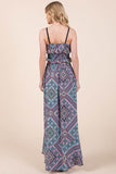 Orange Farm Tribal Print Skirt Set - Rosa Apparel