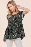 Pom Pom Lace Detailed Textured Woven Tunic - Rosa Apparel