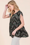 Pom Pom Lace Detailed Textured Woven Tunic - Rosa Apparel