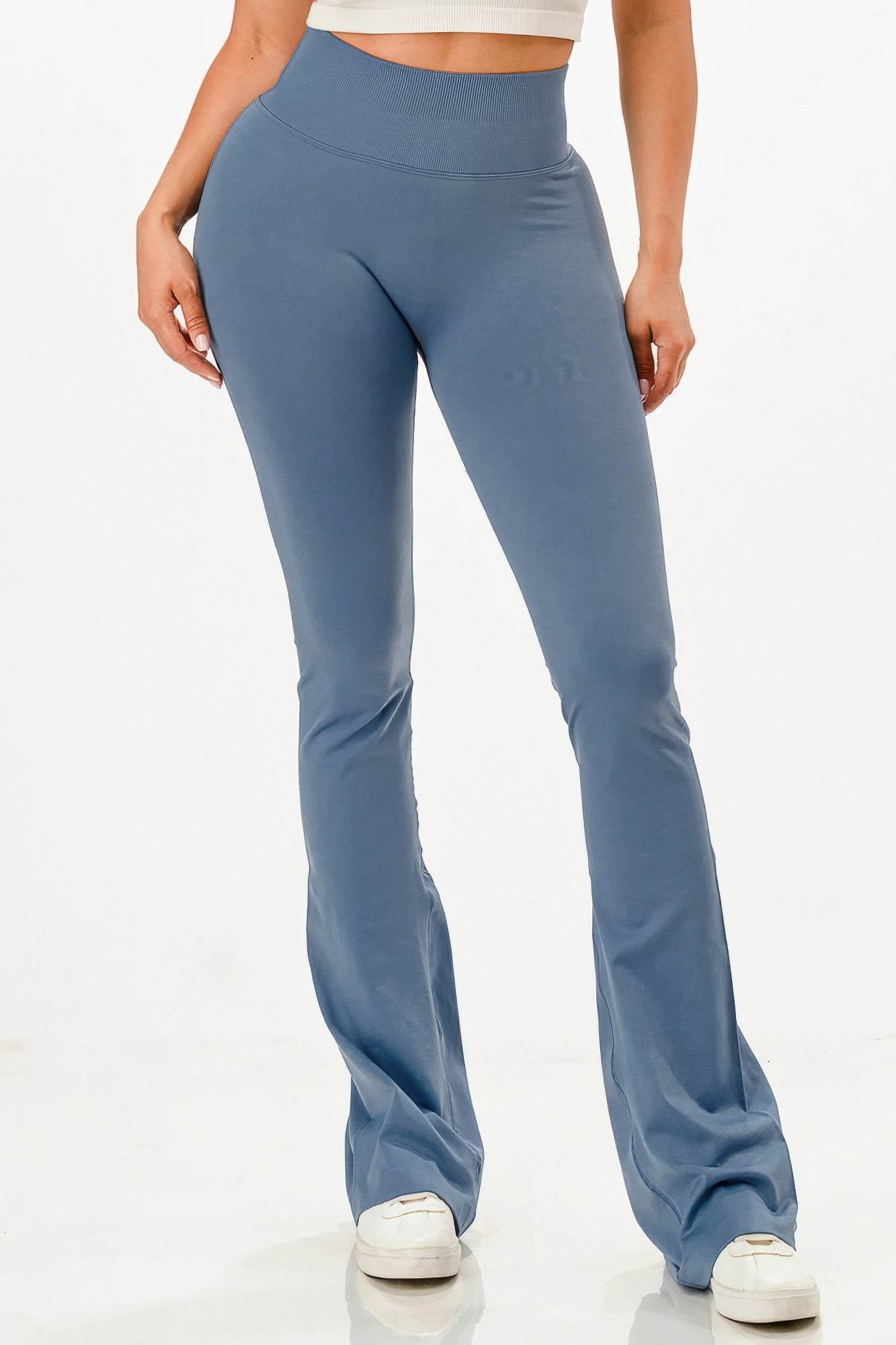 Premium Seamless Bell Bottom Workout Flare Pants - Rosa Apparel
