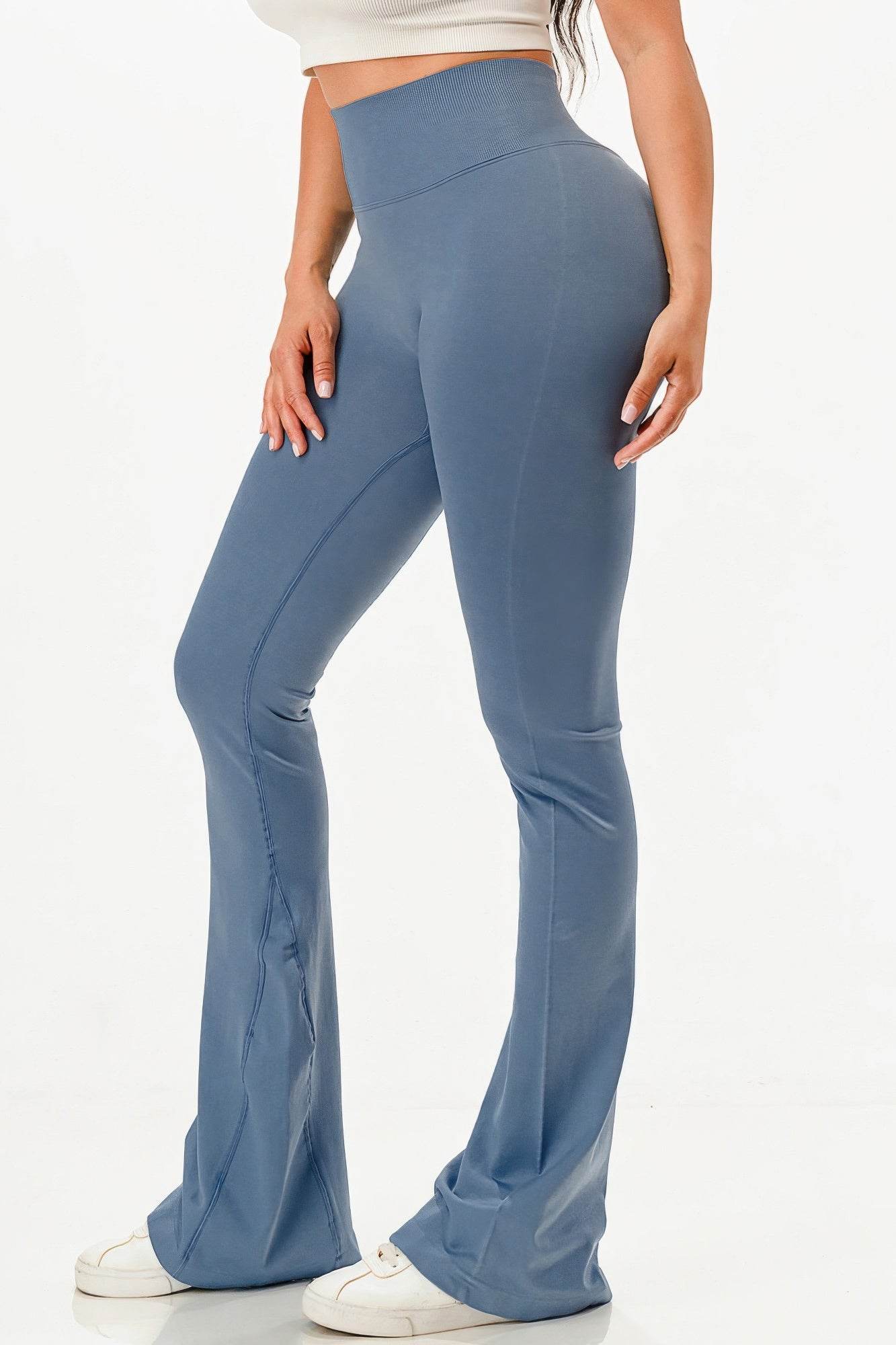 Premium Seamless Bell Bottom Workout Flare Pants - Rosa Apparel