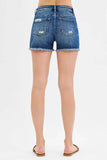RISEN Low Rise Pikaboo Lining Denim Shorts - Rosa Apparel