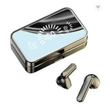 DZ-iTech Wireless Gaming TWS Earbuds S20, 1200mAh Battery, Mirror LCD Power Display - Rosa Apparel