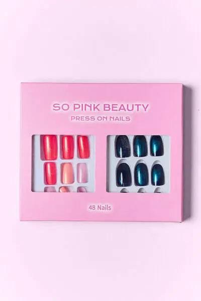 SO PINK BEAUTY Press On Nails 2 Packs - Rosa Apparel