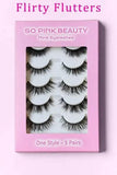 SO PINK BEAUTY Mink Eyelashes 5 Pairs - Rosa Apparel