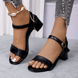 STEVVEX Genuine Leather T-Strap Low Heel Sandals ST85SH8311SEF