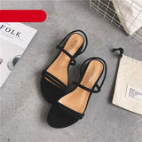 STEVVEX Women’s Blue Open Toe Ankle Strap Sandals ST85SH1245CSD