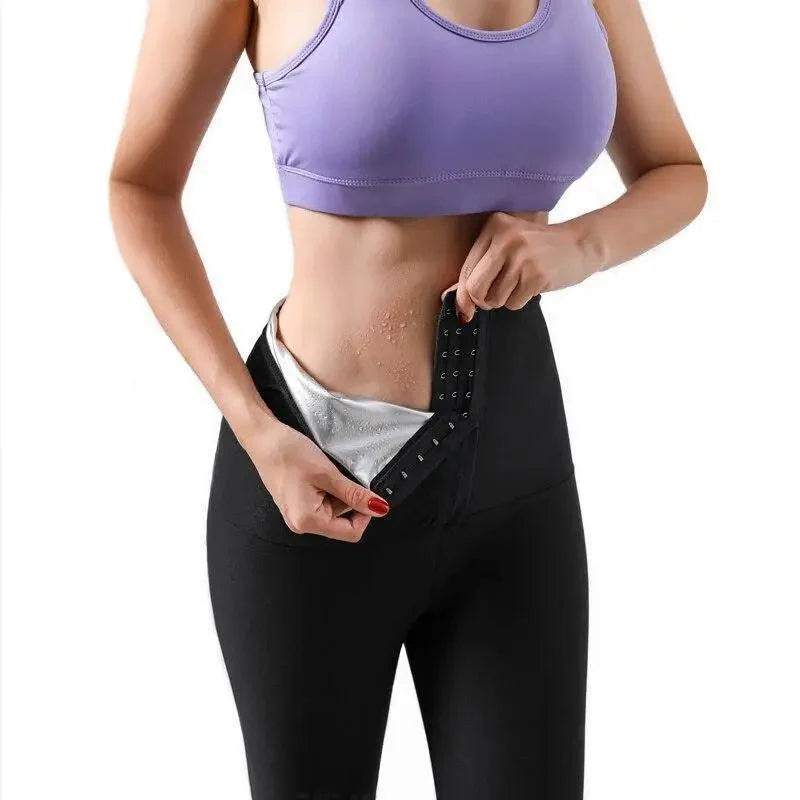 STEVVEX Women’s Thermo Compression Sauna Workout Leggings