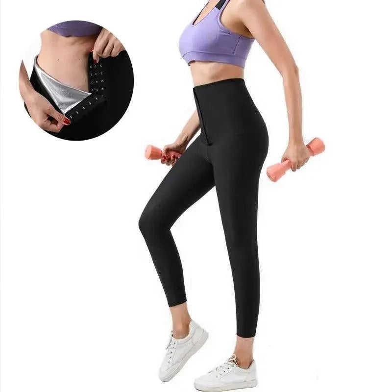 STEVVEX Women’s Thermo Compression Sauna Workout Leggings