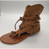 Stevvex Women's Fringe Clip Toe Platform Sandals ST85SH8885WLY