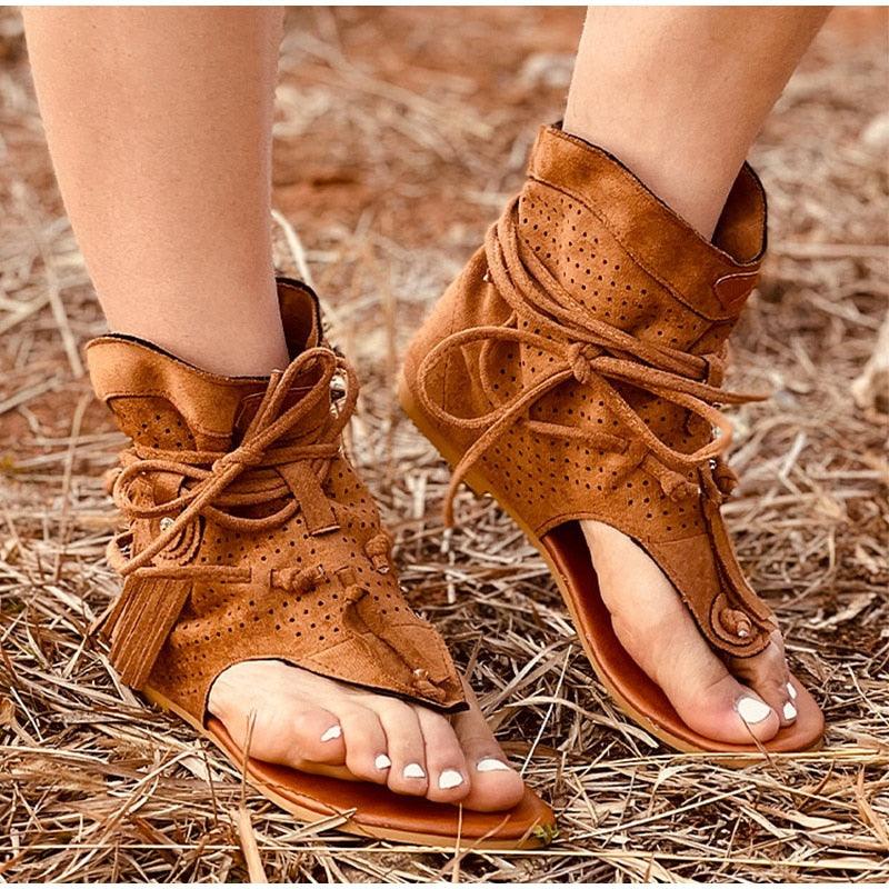 Stevvex Women's Fringe Clip Toe Platform Sandals ST85SH8885WLY