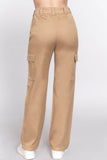 Straight Fit Long Pocketed Khaki Pants - Rosa Apparel