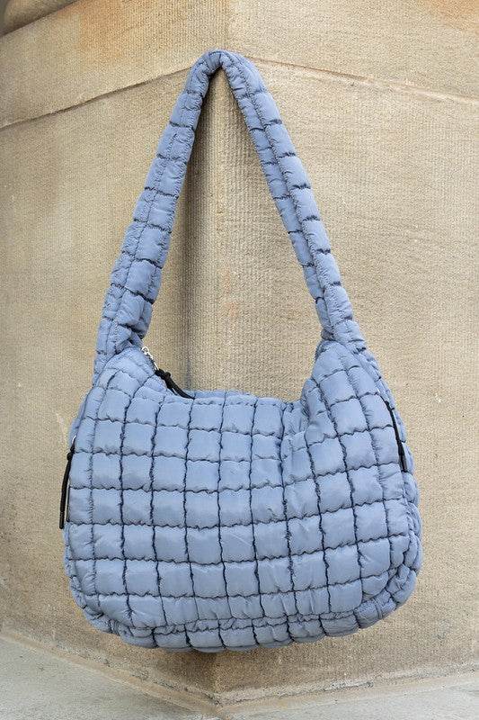 Taylor Quilted Puffer Tote - Rosa Apparel