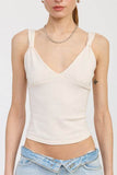 V NECK CAMI TOP - Rosa Apparel