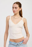 V NECK CAMI TOP - Rosa Apparel