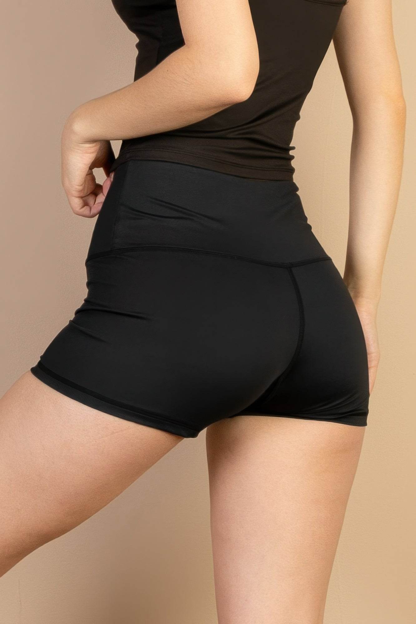 Wide Band Waist Shorts - Rosa Apparel