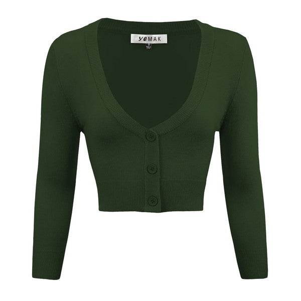 MINTLIMIT Dames Bolero met Kant, Open Voorkant, Gebreid Vestje met 3/4 MINTLIMIT Dames Bolero met Kant, Open Voorkant, Gebreid Vestje met 3/4