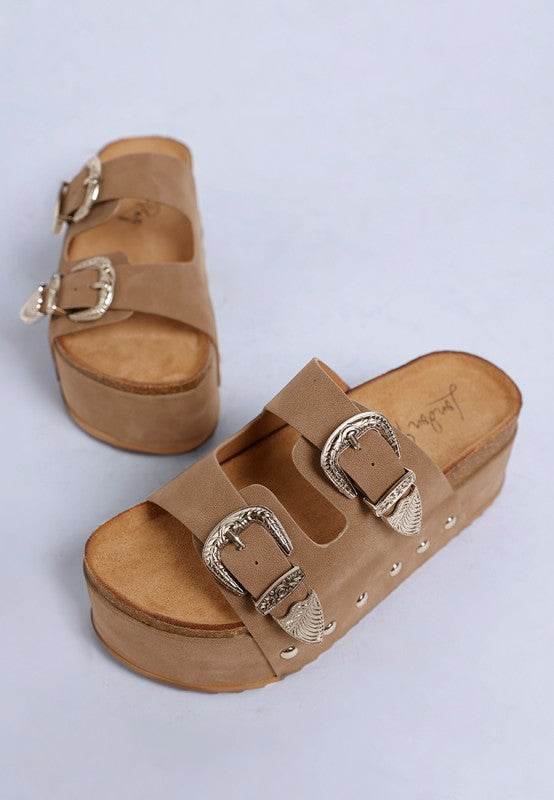 Zaphod Faux Leather Flatform Slip-Ons – Women’s Chunky Slip-On Shoes by Rosa Apparel - Rosa Apparel