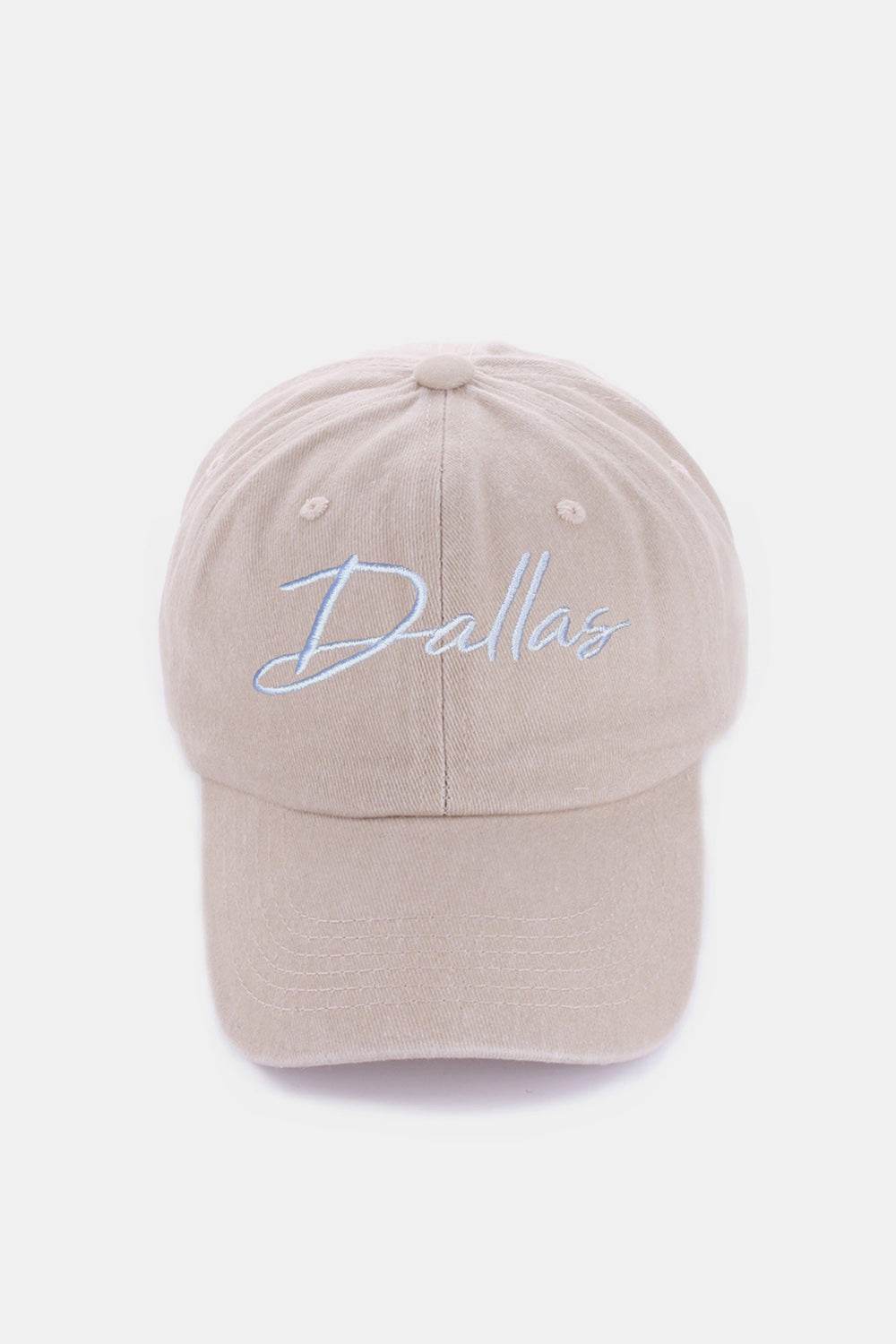 Zenana Washed DALLAS Embroidered Baseball Cap - Rosa Apparel