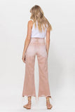 VERVET 90's Vintage Crop Flare Denim Jeans - Rosa Apparel