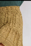 Umgee Full Size Animal Border Print High Low Skirt Plus Size - Rosa Apparel