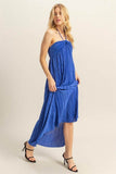 HYFVE Knotted Detail Halter Neck Flowy Maxi Dress - Rosa Apparel