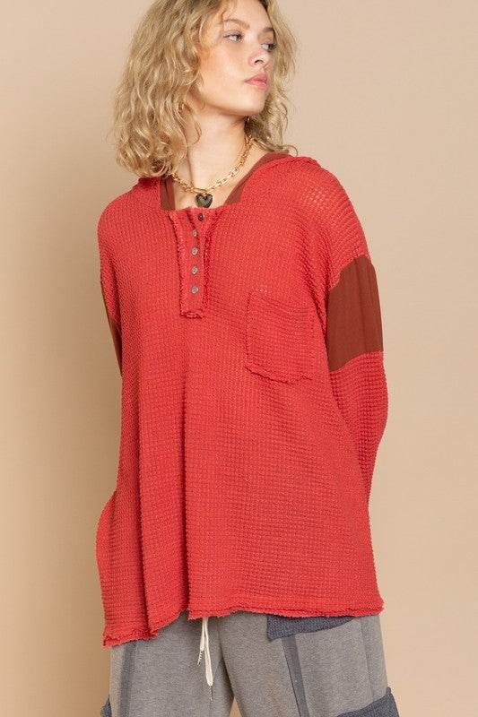 POL Bell Sleeve Oversized Fit Sweater Top - Rosa Apparel