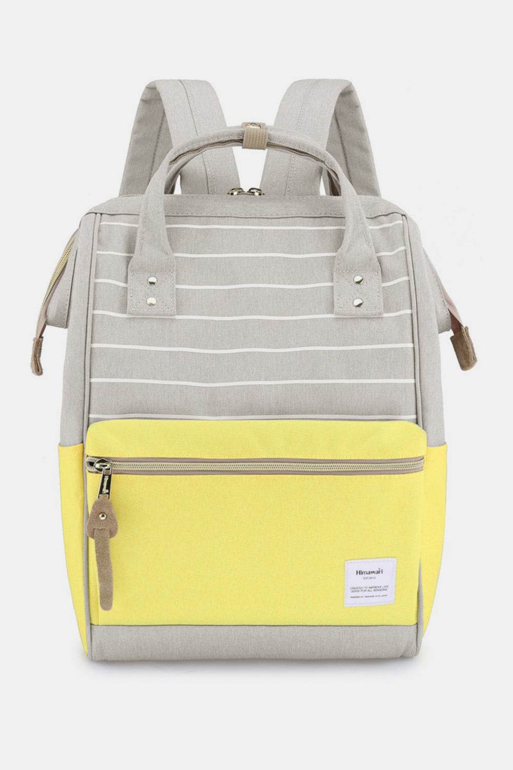 Himawari Waterproof Canvas Backpack Bag with Side Pockets - Rosa Apparel