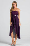 LA SCALA Open Back Lace and Chiffon Surplice Elegant Dress - Rosa Apparel
