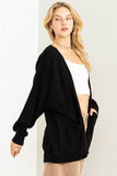 HYFVE True Story Open Front Cardigan Long Sleeves Sweater - Rosa Apparel