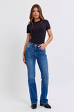 Judy Blue Full Size Run Mid-Rise Bootcut Jeans with Thermal Lining - Rosa Apparel