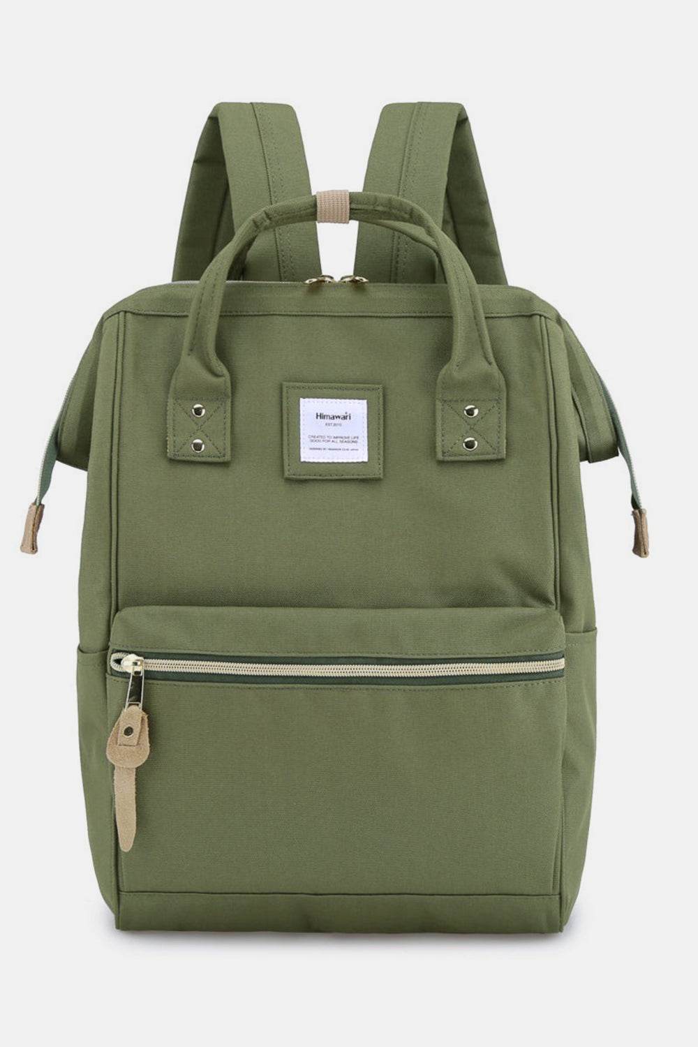 Himawari Waterproof Canvas Backpack Bag with Side Pockets - Rosa Apparel
